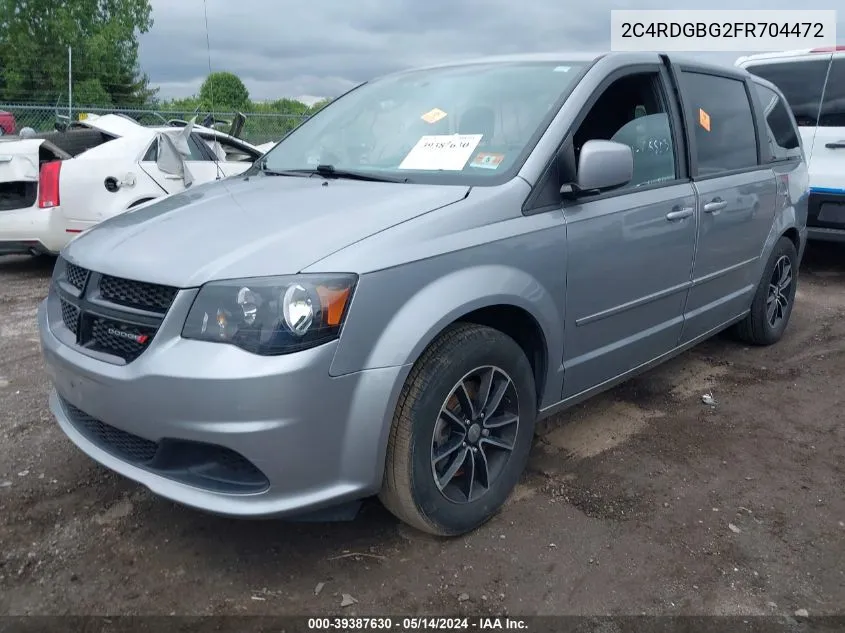 2C4RDGBG2FR704472 2015 Dodge Grand Caravan Se Plus