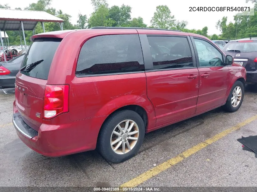 2C4RDGCG8FR540871 2015 Dodge Grand Caravan Sxt