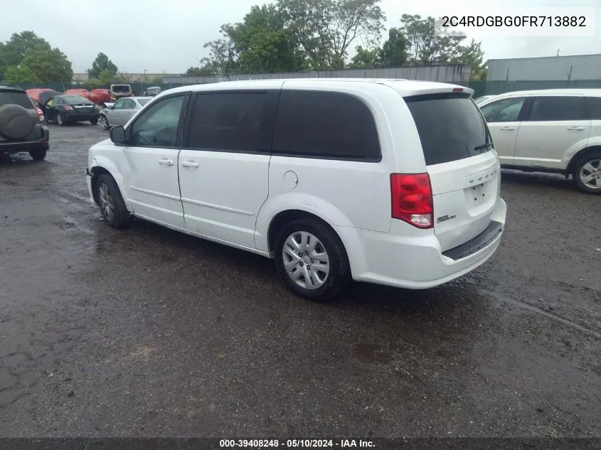 2015 Dodge Grand Caravan Se VIN: 2C4RDGBG0FR713882 Lot: 39408248