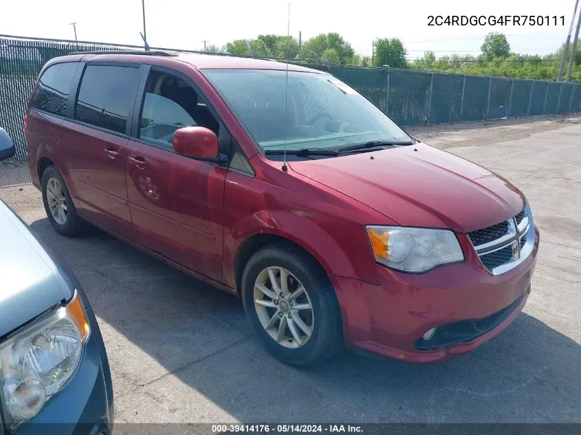 2C4RDGCG4FR750111 2015 Dodge Grand Caravan Sxt