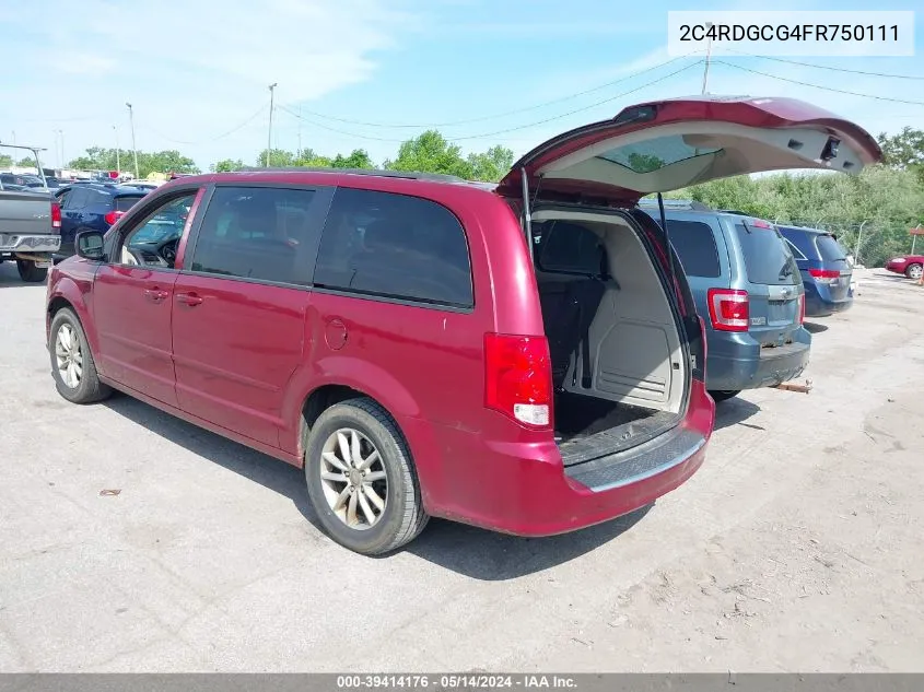 2C4RDGCG4FR750111 2015 Dodge Grand Caravan Sxt