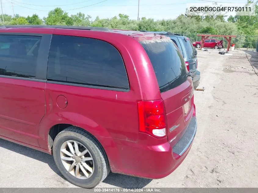 2C4RDGCG4FR750111 2015 Dodge Grand Caravan Sxt