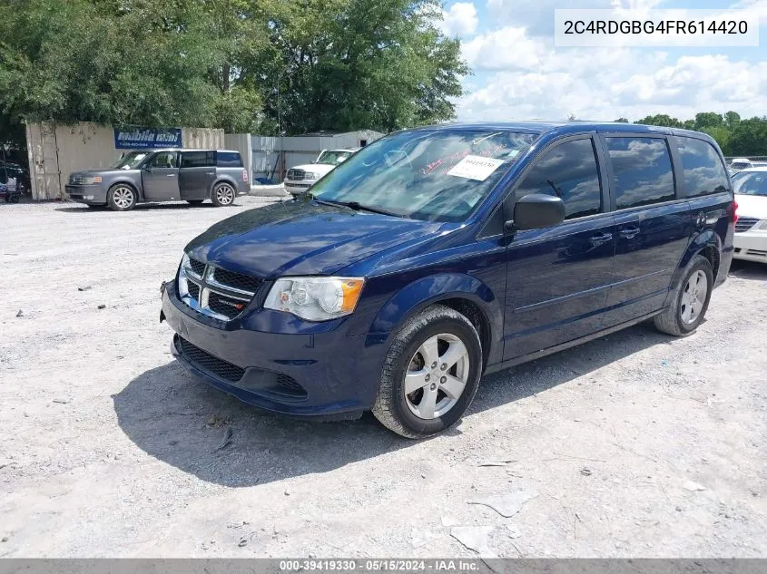 2C4RDGBG4FR614420 2015 Dodge Grand Caravan Se