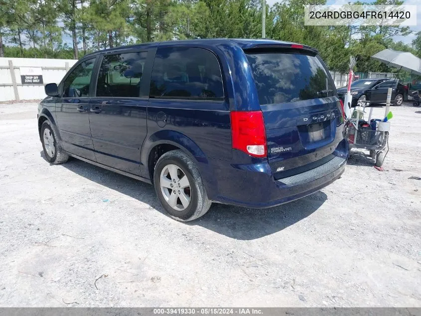 2015 Dodge Grand Caravan Se VIN: 2C4RDGBG4FR614420 Lot: 39419330