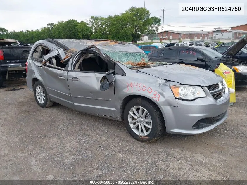 2C4RDGCG3FR624760 2015 Dodge Grand Caravan Sxt