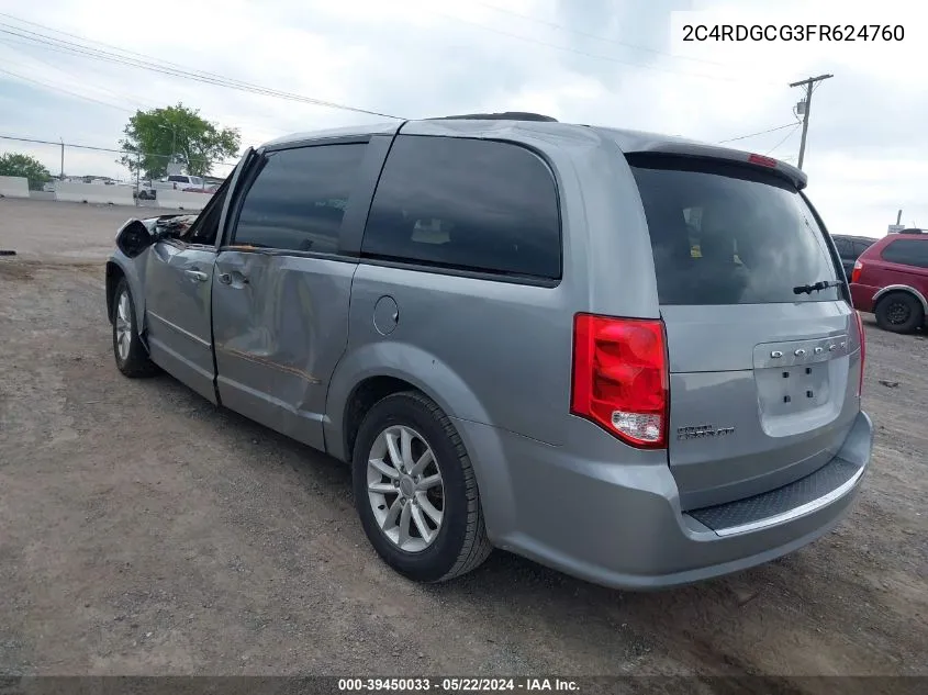 2C4RDGCG3FR624760 2015 Dodge Grand Caravan Sxt