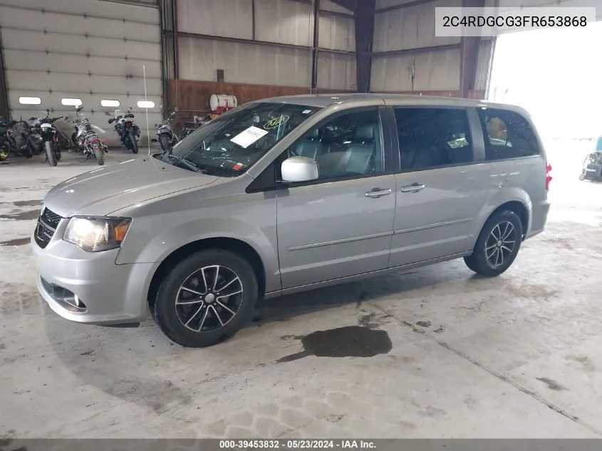 2015 Dodge Grand Caravan Sxt Plus VIN: 2C4RDGCG3FR653868 Lot: 39453832