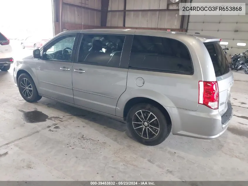 2015 Dodge Grand Caravan Sxt Plus VIN: 2C4RDGCG3FR653868 Lot: 39453832