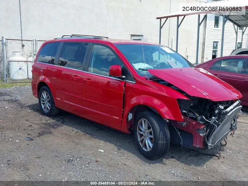 2C4RDGCG8FR690883 2015 Dodge Grand Caravan Sxt Plus