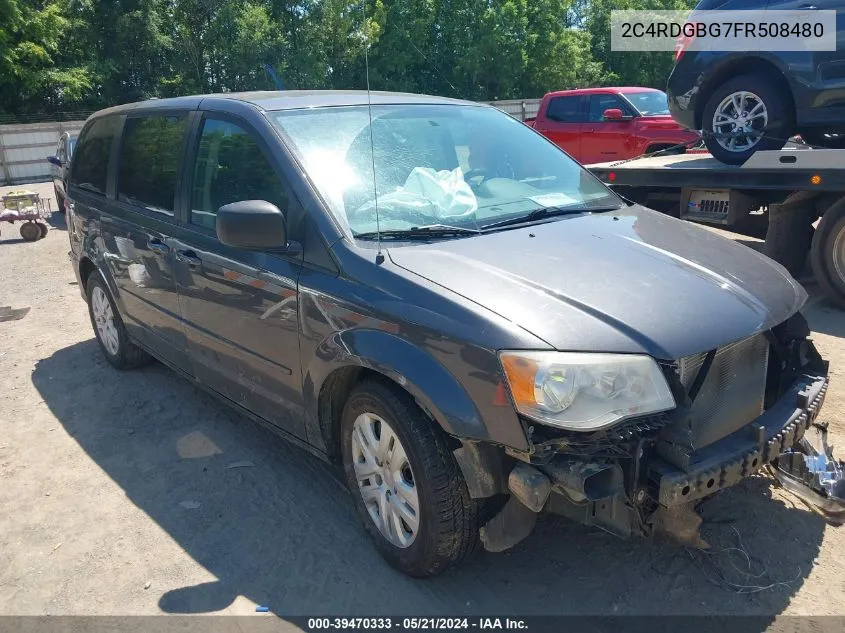 2C4RDGBG7FR508480 2015 Dodge Grand Caravan Se