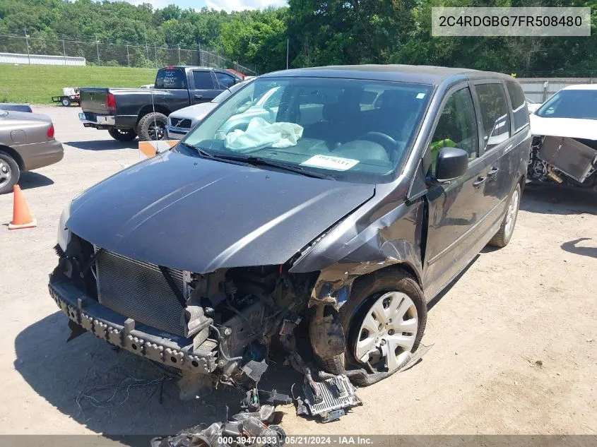 2C4RDGBG7FR508480 2015 Dodge Grand Caravan Se