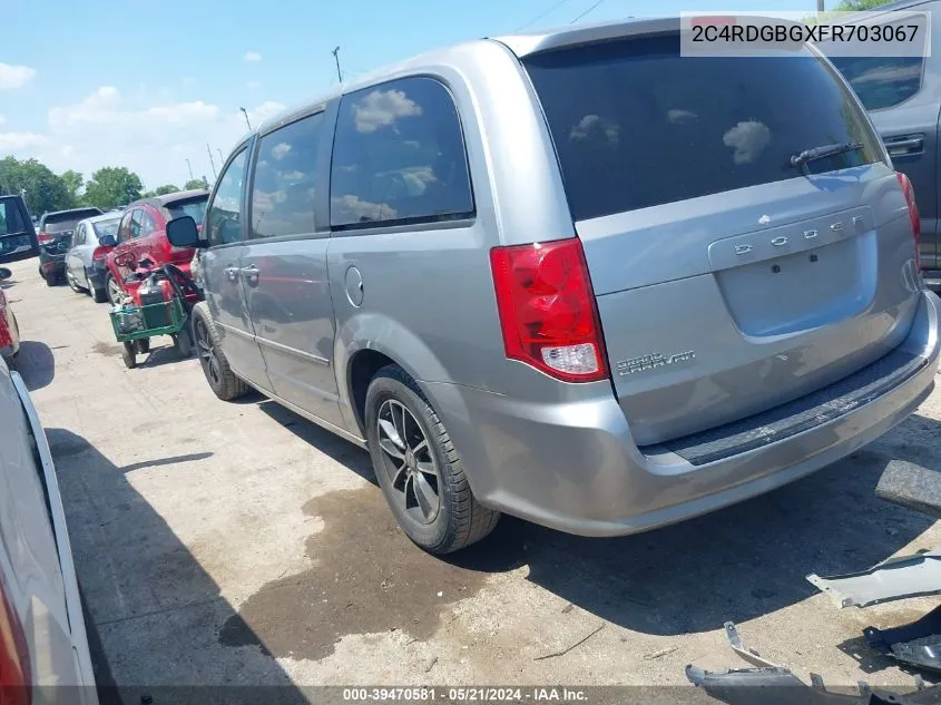 2C4RDGBGXFR703067 2015 Dodge Grand Caravan Se Plus