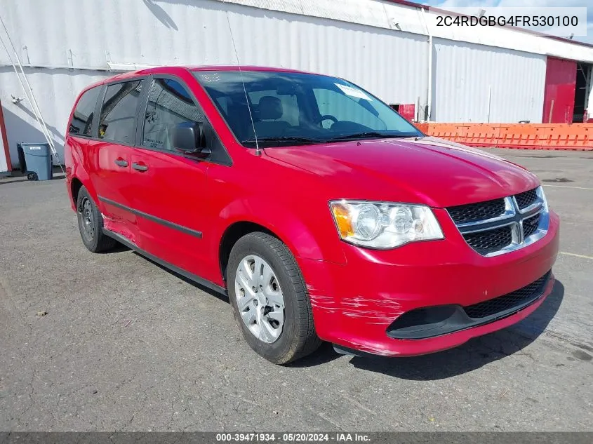 2015 Dodge Grand Caravan American Value Pkg VIN: 2C4RDGBG4FR530100 Lot: 39471934