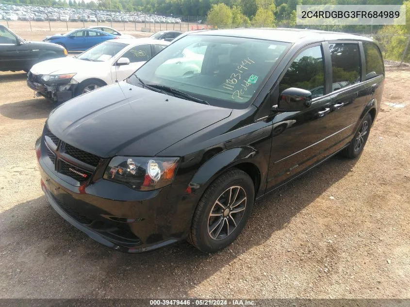 2C4RDGBG3FR684989 2015 Dodge Grand Caravan Se Plus