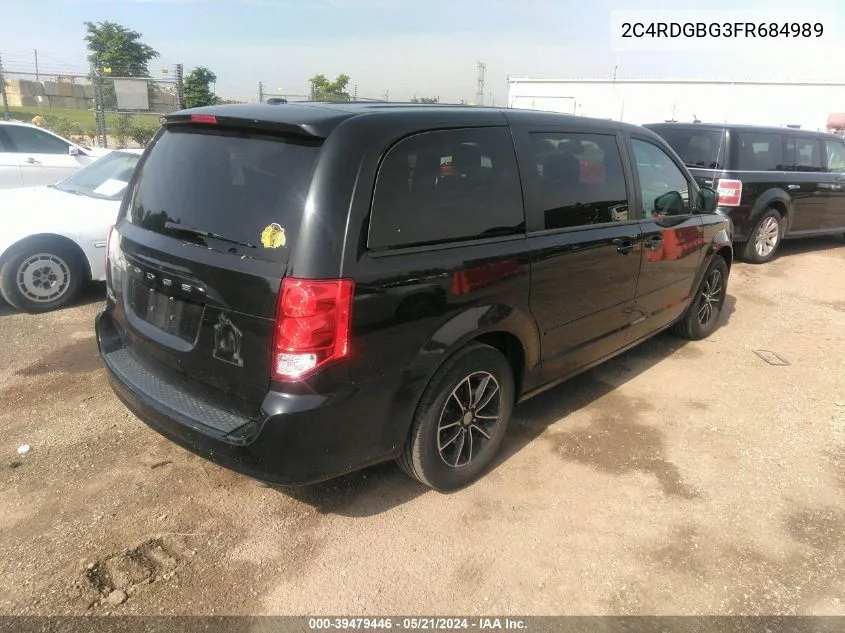 2C4RDGBG3FR684989 2015 Dodge Grand Caravan Se Plus