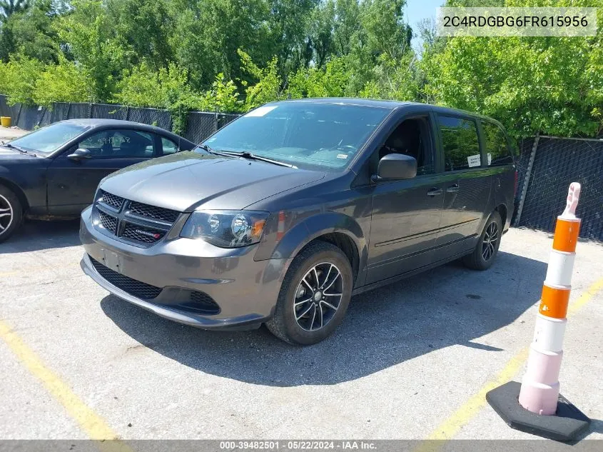 2C4RDGBG6FR615956 2015 Dodge Grand Caravan Se