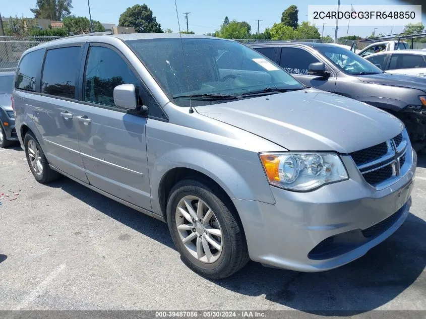 2C4RDGCG3FR648850 2015 Dodge Grand Caravan Sxt