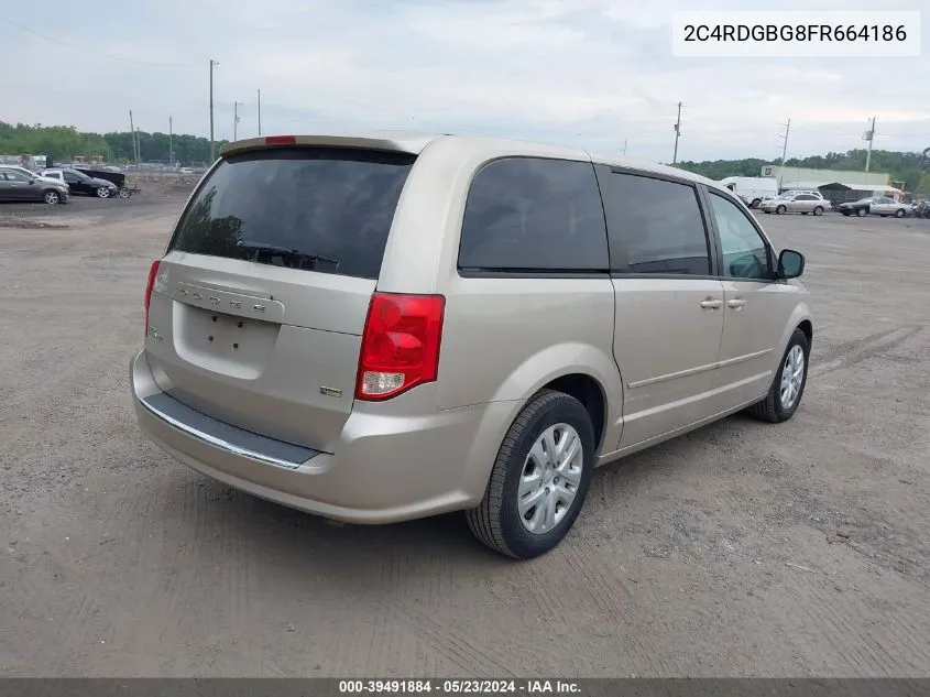 2C4RDGBG8FR664186 2015 Dodge Grand Caravan Se