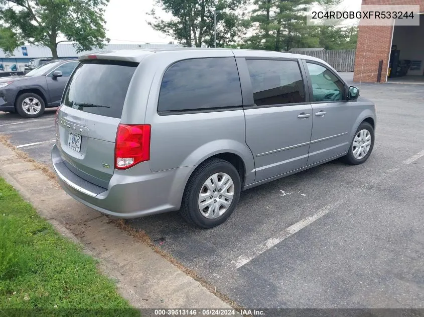 2C4RDGBGXFR533244 2015 Dodge Grand Caravan Se