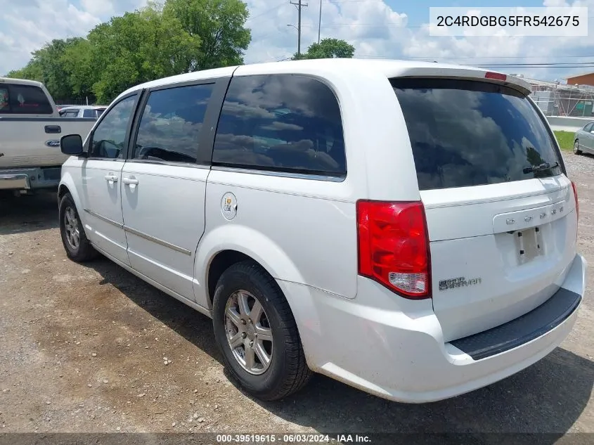 2C4RDGBG5FR542675 2015 Dodge Grand Caravan Se