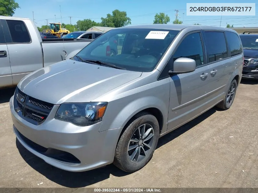 2C4RDGBG3FR672177 2015 Dodge Grand Caravan Se Plus