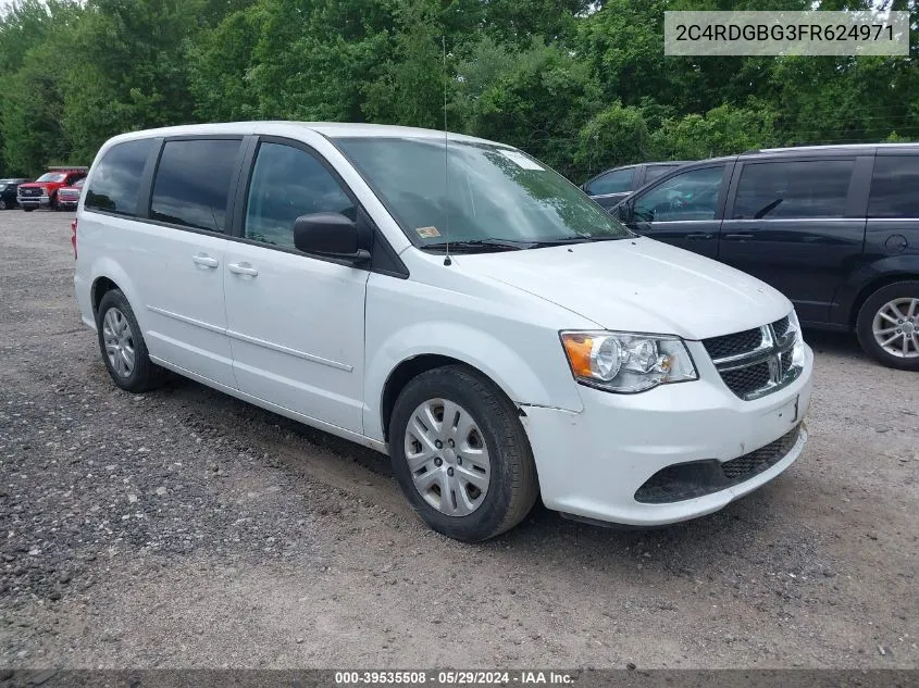 2C4RDGBG3FR624971 2015 Dodge Grand Caravan Se