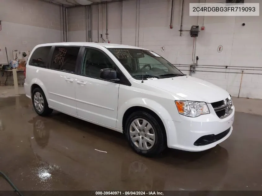 2C4RDGBG3FR719093 2015 Dodge Grand Caravan Se