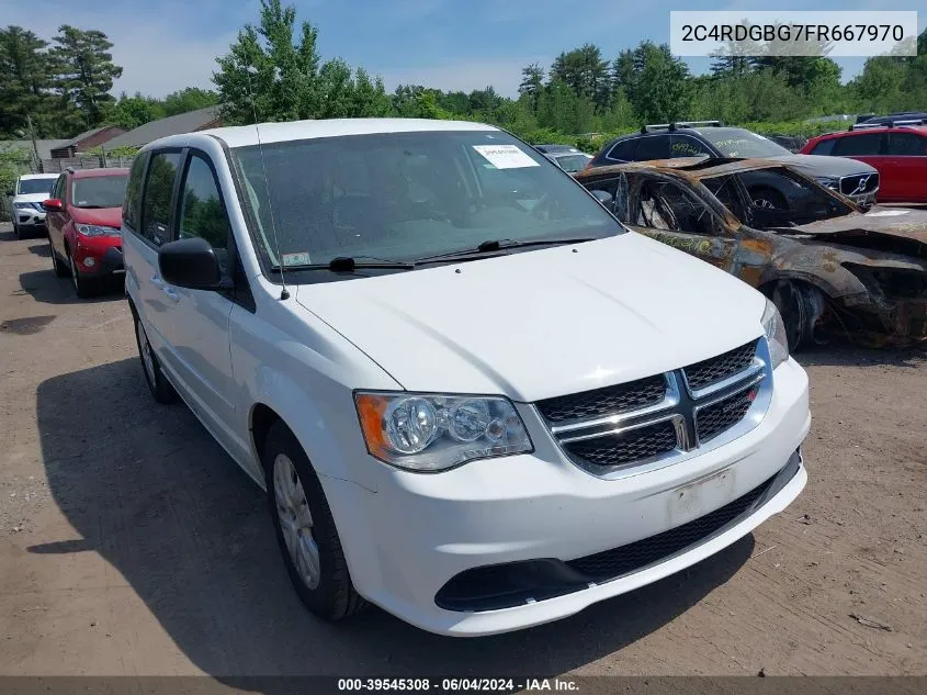 2C4RDGBG7FR667970 2015 Dodge Grand Caravan Se