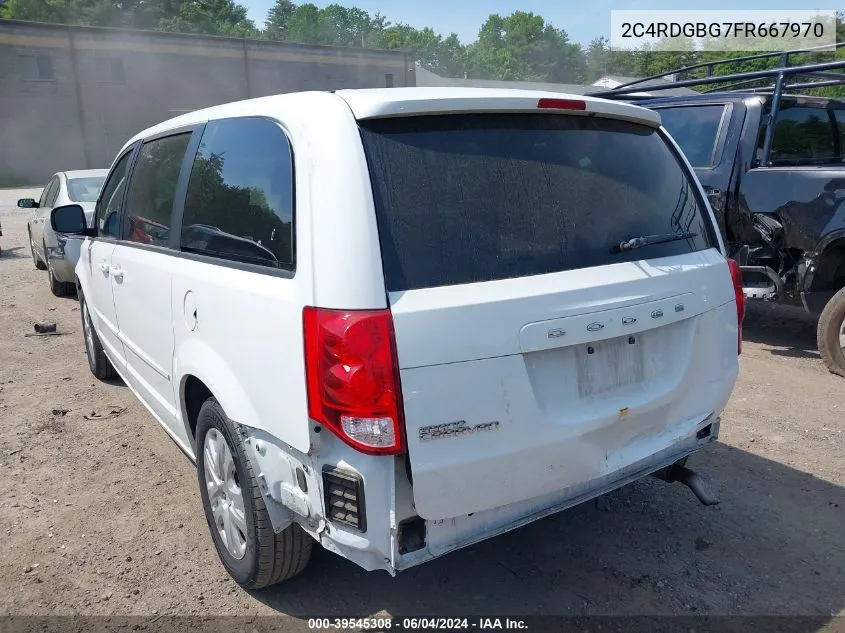 2C4RDGBG7FR667970 2015 Dodge Grand Caravan Se