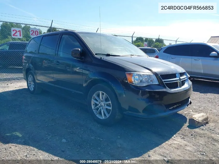 2015 Dodge Grand Caravan Sxt VIN: 2C4RDGCG4FR566853 Lot: 39549579