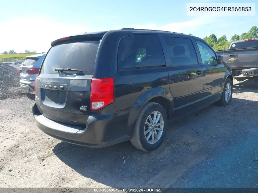 2015 Dodge Grand Caravan Sxt VIN: 2C4RDGCG4FR566853 Lot: 39549579