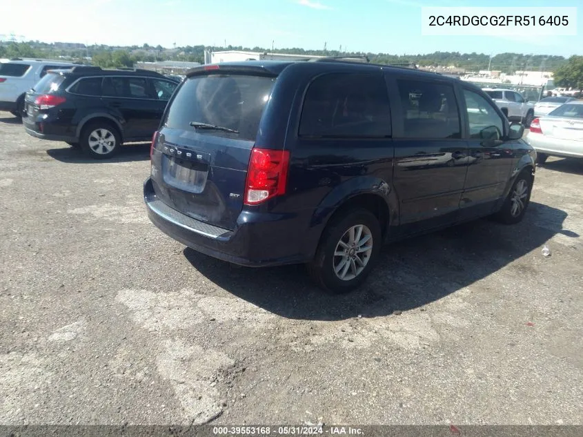 2015 Dodge Grand Caravan Sxt VIN: 2C4RDGCG2FR516405 Lot: 39553168