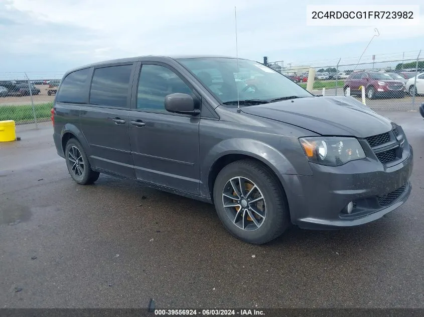 2015 Dodge Grand Caravan Sxt Plus VIN: 2C4RDGCG1FR723982 Lot: 39556924