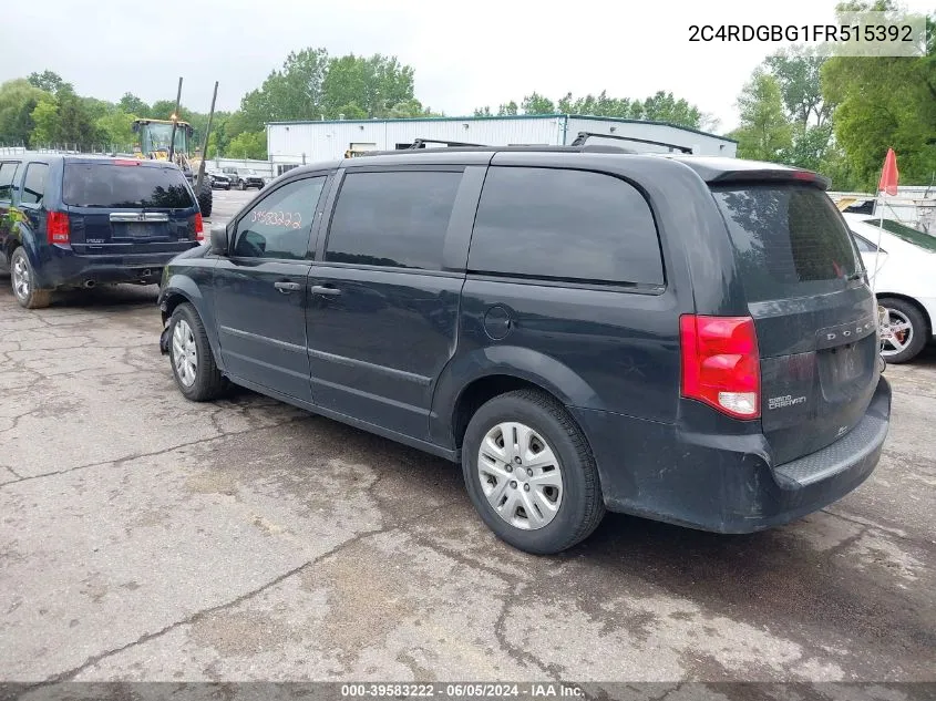 2C4RDGBG1FR515392 2015 Dodge Grand Caravan Se/Sxt