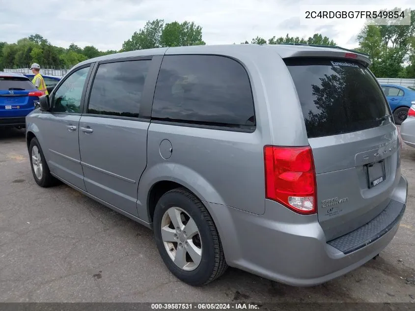 2C4RDGBG7FR549854 2015 Dodge Grand Caravan Se