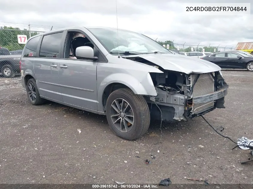 2C4RDGBG2FR704844 2015 Dodge Grand Caravan Se Plus