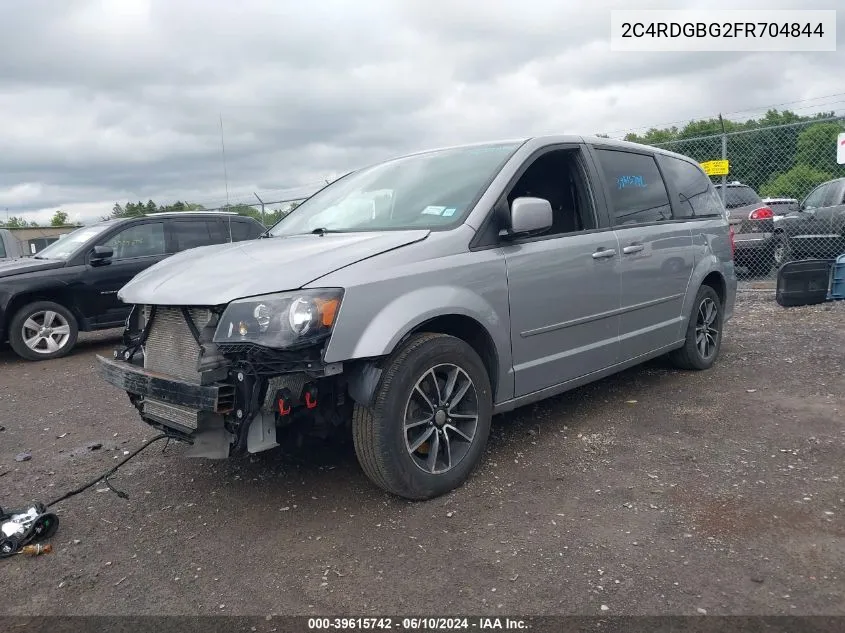 2015 Dodge Grand Caravan Se Plus VIN: 2C4RDGBG2FR704844 Lot: 39615742