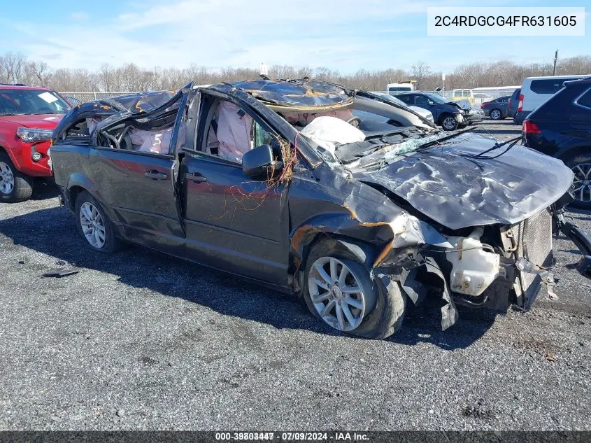 2C4RDGCG4FR631605 2015 Dodge Grand Caravan Sxt