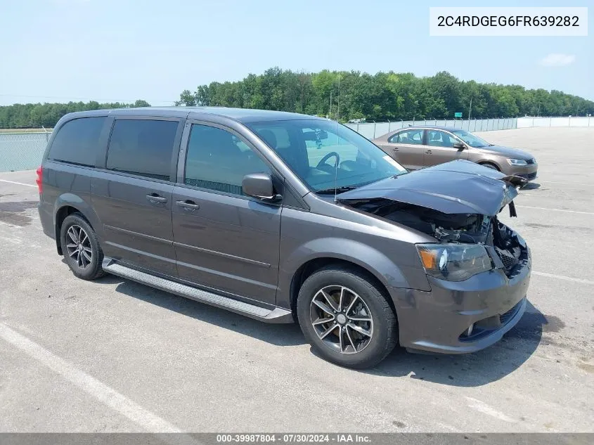 2015 Dodge Grand Caravan R/T VIN: 2C4RDGEG6FR639282 Lot: 39987804