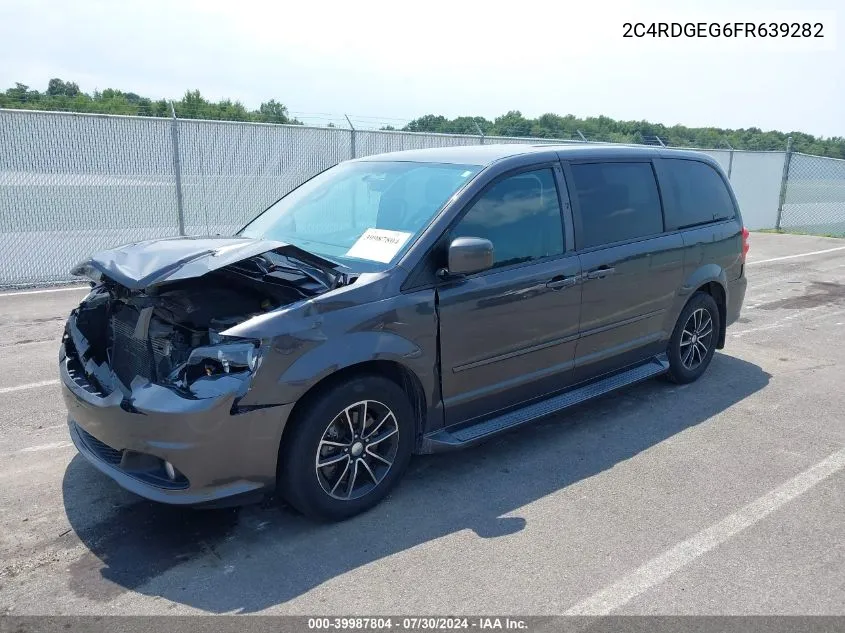 2015 Dodge Grand Caravan R/T VIN: 2C4RDGEG6FR639282 Lot: 39987804