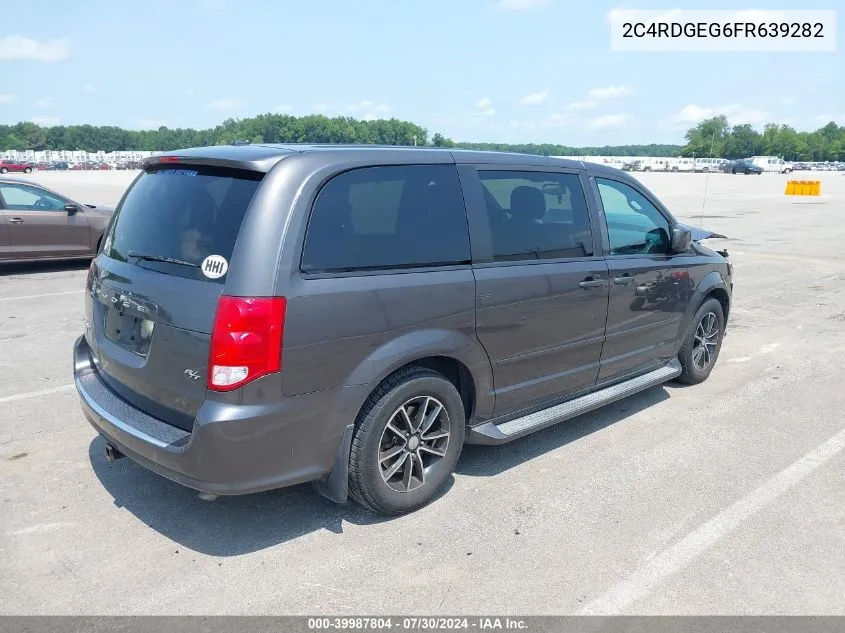 2015 Dodge Grand Caravan R/T VIN: 2C4RDGEG6FR639282 Lot: 39987804