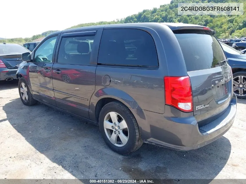 2C4RDGBG3FR608141 2015 Dodge Grand Caravan Se