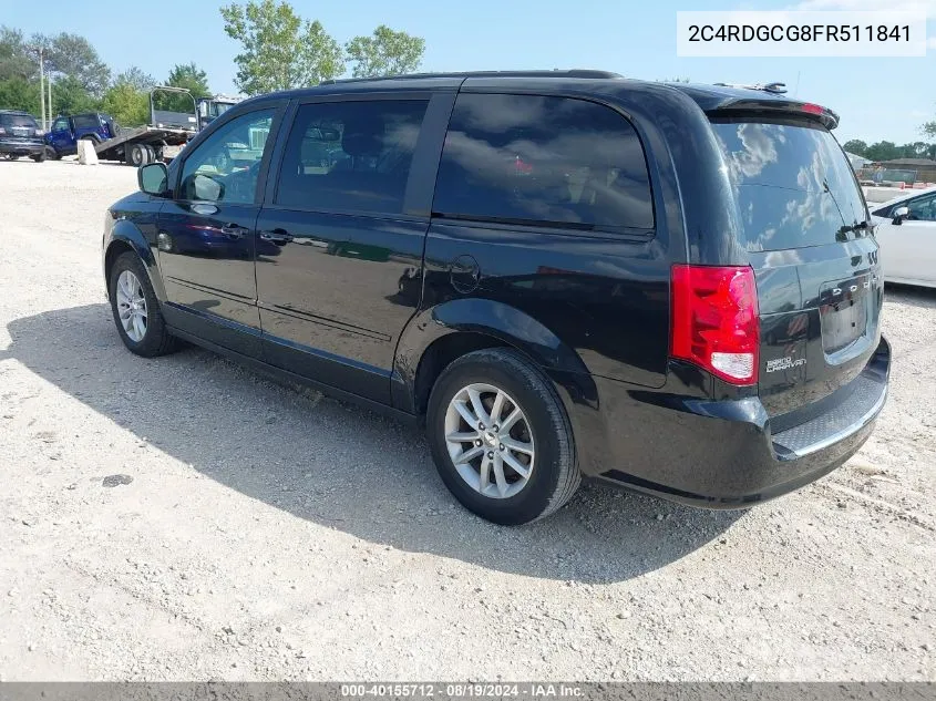 2C4RDGCG8FR511841 2015 Dodge Grand Caravan Sxt