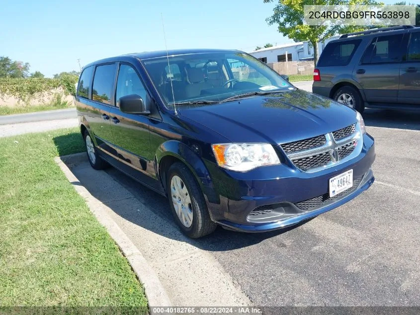 2C4RDGBG9FR563898 2015 Dodge Grand Caravan Se