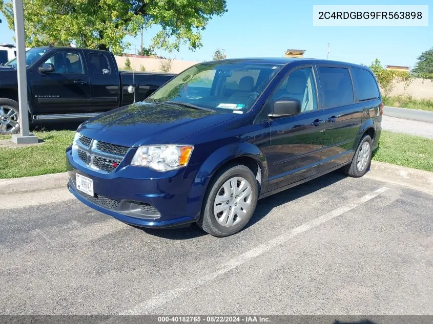 2C4RDGBG9FR563898 2015 Dodge Grand Caravan Se