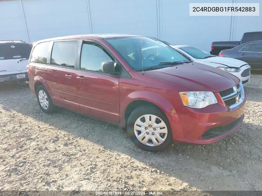 2C4RDGBG1FR542883 2015 Dodge Grand Caravan Se