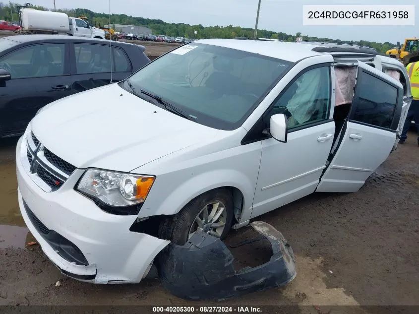 2C4RDGCG4FR631958 2015 Dodge Grand Caravan Sxt