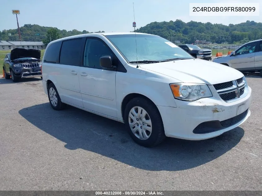 2C4RDGBG9FR580099 2015 Dodge Grand Caravan Se