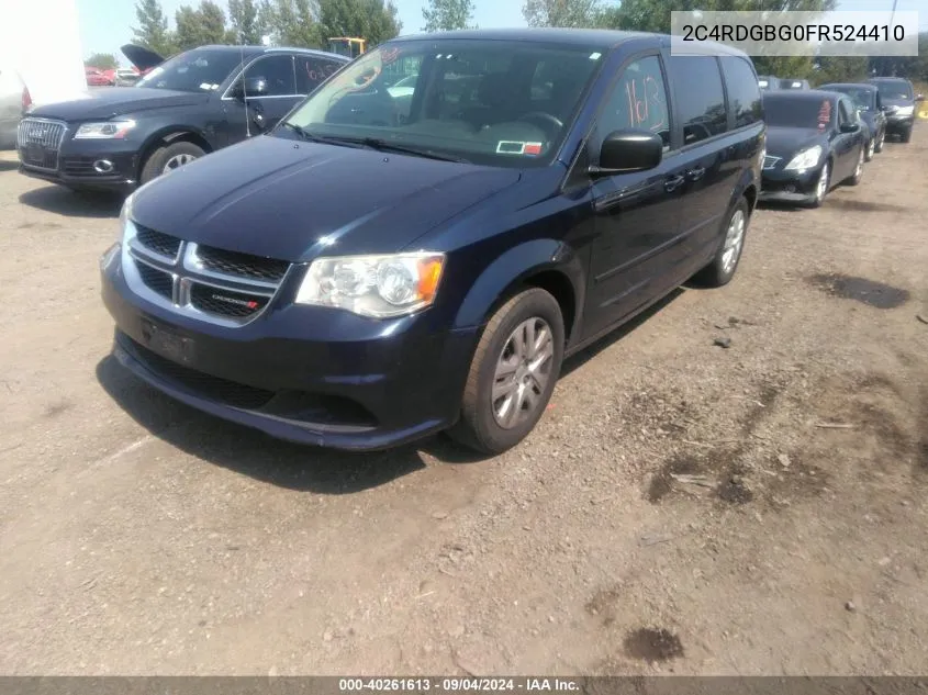 2C4RDGBG0FR524410 2015 Dodge Grand Caravan Se