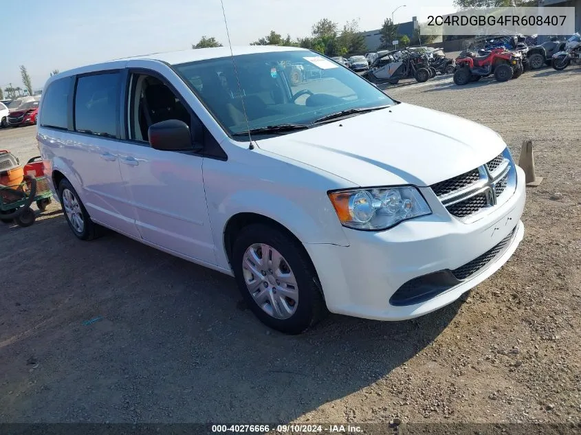 2C4RDGBG4FR608407 2015 Dodge Grand Caravan Se